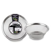 Cesta Inox Escorredor Peneira Multiuso 25 Cm Original Line - Premium Cesta Inox Escorredor Peneira Multiuso 25 Cm Original Line - Premium