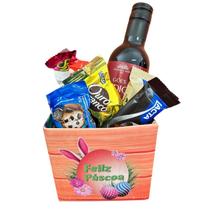 Cesta Lembrancinha de Páscoa Presente Especial Chocolates