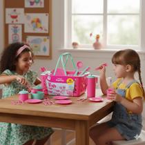 Cesta Leva Papinha Panelinhas Infantil Kit Cozinha Brinquedo Cesta Leva Papinha Panelinhas Infantil Kit Cozinha Brinquedo