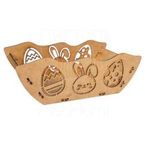 Cesta M Páscoa Mdf Ifood Presente Chocolate Ovo