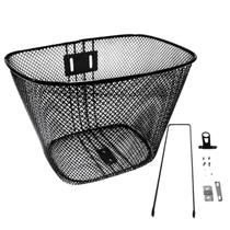 Cesta Media De Ferro 31mm C/suporte Preto Isapa Bic. 24/26