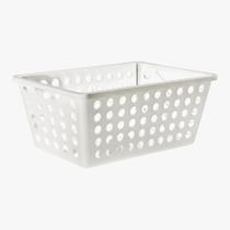 Cesta Multiuso 4,3L Kit 4 Organizadores Plástico para Banheiro e Despensa Cesta Multiuso 4,3L Kit 4 Organizadores Plástico para Banheiro e Despensa