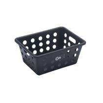 Cesta One Pequena 18,6 x 14,2 x 8,2 cm Preto Coza Brinox - 10808/0008 Cesta One Pequena 18,6 x 14,2 x 8,2 cm Preto Coza Brinox - 10808/0008