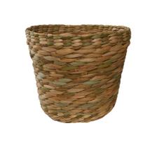Cesta Organizadora Cachepô Vaso De Palha Taboa Redondo 20x20x18 Cesta Organizadora Cachepô Vaso De Palha Taboa Redondo 20x20x18
