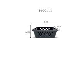 Cesta Organizadora Cestinha 1,4 L Kit Com 03