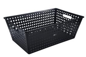 Cesta Organizadora Coza One 38,6 Litros Cor Preto Cesta Organizadora Coza One 38,6 Litros Cor Preto