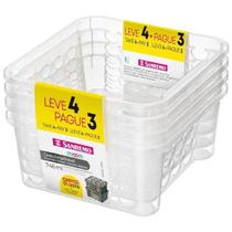 Cesta Organizadora empilhavel Conjunto L4P3 746ML