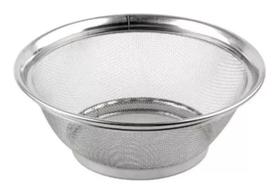 Cesta Organizadora Frutas Legumes Escorredor Aço Inox 28cm