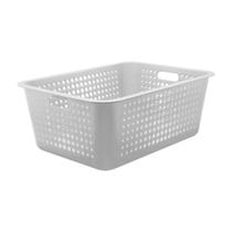 Cesta Organizadora Maxi Branco 40L Ou Cesta Organizadora Maxi Branco 40L Ou