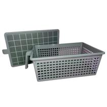 Cesta Organizadora Média Rattan Gavetas Infantil 32x20cm Cesta Organizadora Média Rattan Gavetas Infantil 32x20cm