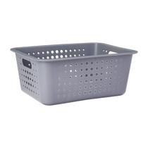 Cesta Organizadora Moderna Cinza Cesta Organizadora Moderna Cinza