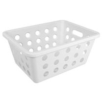 Cesta Organizadora Multiuso Branca 8,2x14,2x18,6 cm Coza