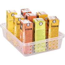 Cesta Organizadora Retangular Empilhável 14x27x9cm Cesta Organizadora Retangular Empilhável 14x27x9cm
