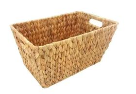 Cesta organizadora retangular seagrass natural 30cm - Casa Hera Maria