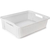 Cesta Organizadora Trama 34X25 Branca 5,8L