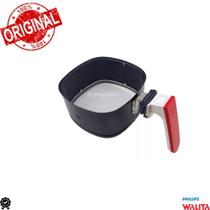 Cesta Original Para Fritadeira AirFryer RI9217 Alça Vermelha Aço Inox Philips Walita Com Garantia