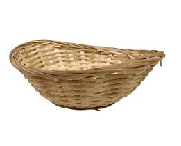 Cesta Oval Bambu Pequena Natural 23cmx17cmx7,5cm - GZT Cesta Oval Bambu Pequena Natural 23cmx17cmx7,5cm - GZT