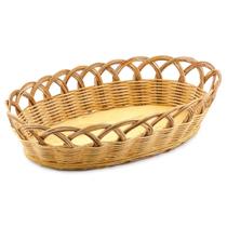 Cesta Oval Lisa de Cipó 30x18 cm Cayçara