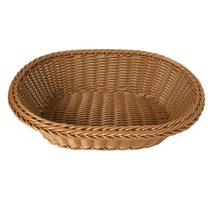 Cesta oval para pães em polipropileno marrom -Dynasty Cesta oval para pães em polipropileno marrom -Dynasty