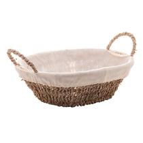 Cesta Oval Wolff de Sisal 27cm x 21cm x 12,5cm Cesta Oval Wolff de Sisal 27cm x 21cm x 12,5cm