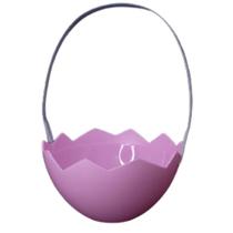 Cesta Ovo de Acrílico Rosa Candy - 1 unidade - Festplastik - Rizzo Cesta Ovo de Acrílico Rosa Candy - 1 unidade - Festplastik - Rizzo