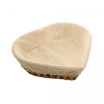 Cesta Papel e Metal com Forro em Poliéster Coração 26cm x 26,5cm x 8cm - Wolff Cesta Papel e Metal com Forro em Poliéster Coração 26cm x 26,5cm x 8cm - Wolff