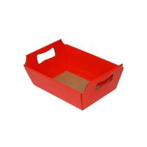 Cesta Papelão Média Vermelha (01 unidade)