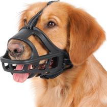 Cesta para cães Barkless para cães médios e grandes, preta, XL