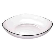 Cesta para Frutas Verduras Fruteira de Mesa Transparente 3,5L Trio Crippa Bancada