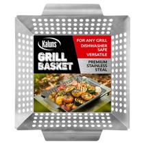Cesta para Parrilla de Verduras Kaluns Acero Inoxidable Apta para Lavavajillas Cesta para Parrilla de Verduras Kaluns Acero Inoxidable Apta para Lavavajillas