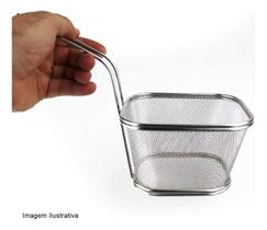 Cesta Para Servir Porções Batata Frita Frango 13x11x8cm