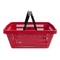 Cesta Para Supermercados 7 Litros Com Alça Plástica Reforçada - Plasticomm