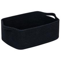 Cesta pequena e durável de corda de algodão Cubesland para organizar, caixa de armazenamento de armário de tecido, prateleiras, cesta de armazenamento de armário, caixa organizadora de armazenamento de banheiro, cesta de brinquedos de berçário, cesta preta Cesta pequena e durável de corda de algodão Cubesland para organizar, caixa de armazenamento de armário de tecido, prateleiras, cesta de armazenamento de armário, caixa organizadora de armazenamento de banheiro, cesta de brinquedos de berçário, cesta preta