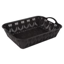 Cesta Plástica Retangular Grande Várias Cores 27X8,7X19,5CM Cesta Plástica Retangular Grande Várias Cores 27X8,7X19,5CM