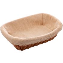 Cesta Porta Pão Lyor 24,5x17cm Retangular Rattan Plástico Fo Cesta Porta Pão Lyor 24,5x17cm Retangular Rattan Plástico Fo