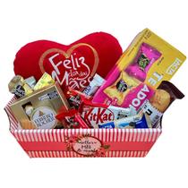 Cesta Presente Dia das Mães Mimo Especial Chocolates Pelúcia Cesta Presente Dia das Mães Mimo Especial Chocolates Pelúcia