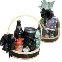 Cesta Presente Homem Cerveja Copo Térmico Churrasco Chocolat