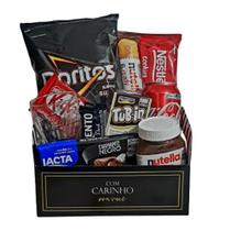 Cesta Presente Nutella + Coca Cola + Chocolate Cesta Presente Nutella + Coca Cola + Chocolate