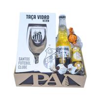 Cesta Presente Santos Pai Torcedor com Taça e Cerveja Cesta Presente Santos Pai Torcedor com Taça e Cerveja