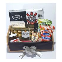Cesta Presente Times De Futebol Chocolates Toalha Lepper