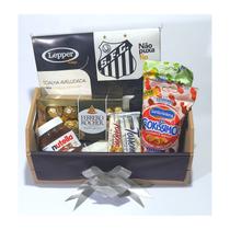 Cesta Presente Times De Futebol Chocolates Toalha Lepper