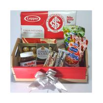 Cesta Presente Times De Futebol Chocolates Toalha Lepper