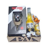 Cesta Presente Vasco Pai Torcedor com Taça e Cerveja Cesta Presente Vasco Pai Torcedor com Taça e Cerveja