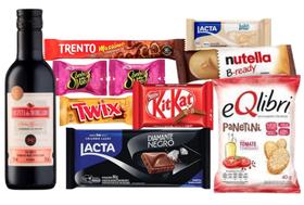 Cesta Presente Vinho + Chocolate + Aniversário Cesta Presente Vinho + Chocolate + Aniversário