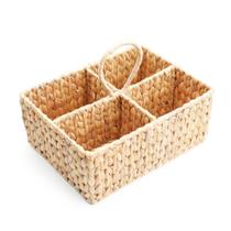 Cesta Quadrada C/4 Div/ Alca Fibra Nat 23x27x20cm 1114891 - Cromus Cesta Quadrada C/4 Div/ Alca Fibra Nat 23x27x20cm 1114891 - Cromus