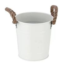 Cesta Redonda Carrosserie de Metal com Alça de Sisal Cesta Redonda Carrosserie de Metal com Alça de Sisal