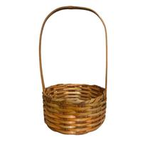 Cesta Redonda De Bambu 26 x14cm Decorativo Páscoa festa-5un Cesta Redonda De Bambu 26 x14cm Decorativo Páscoa festa-5un