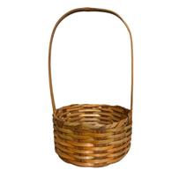 Cesta Redonda De Bambu 28 x17cm Decorativo Páscoa festa-1un Cesta Redonda De Bambu 28 x17cm Decorativo Páscoa festa-1un