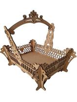 Cesta Rendada em MDF para Decoração Cesta Rendada em MDF para Decoração