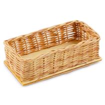 Cesta Retangular Lisa de Cipó 12x6,5 cm Cayçara